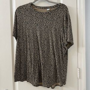 Luxe Leopard Print Old Navy Shirt